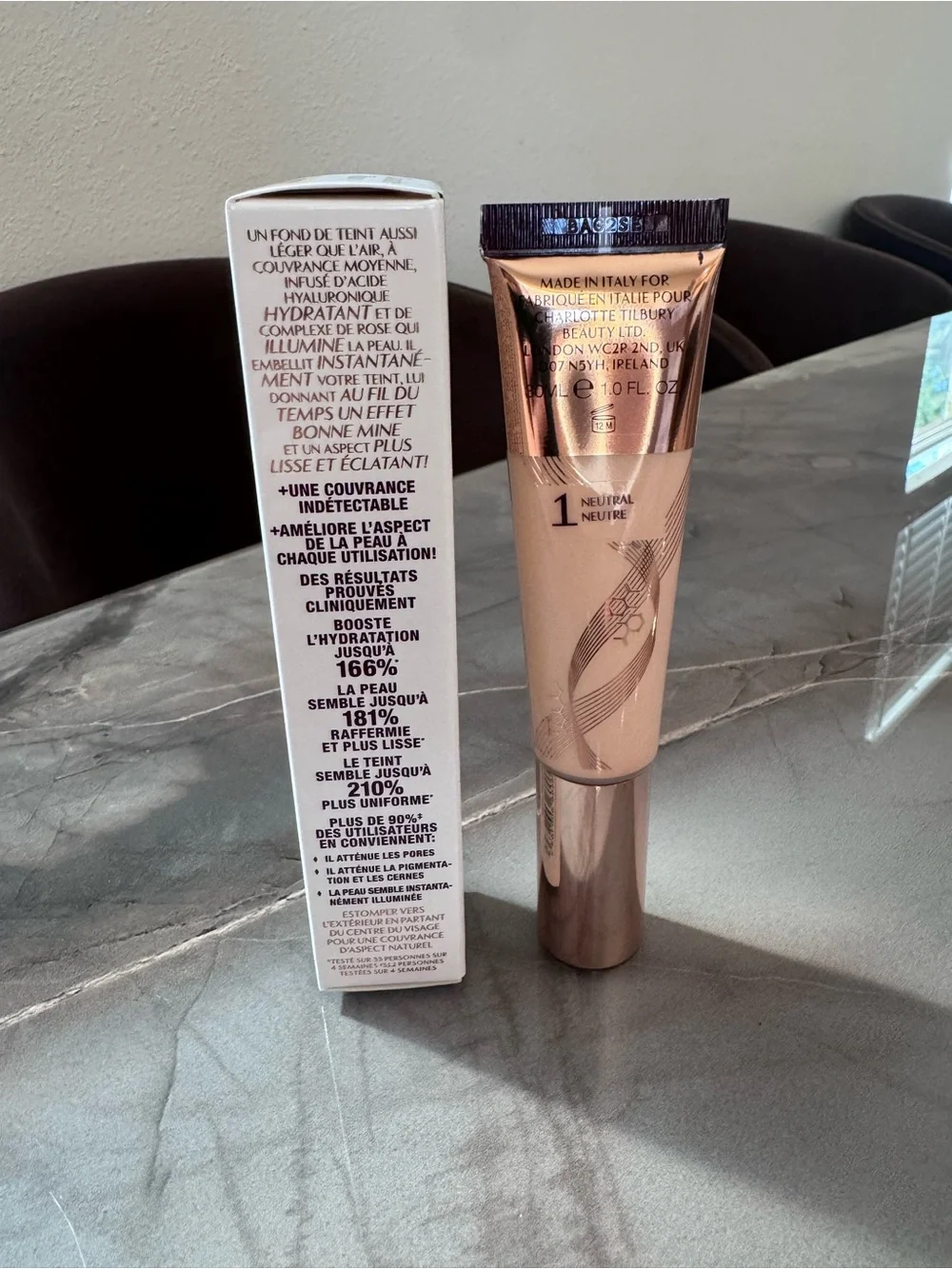 Charlotte Tilbury Beautiful Skin Foundation 1 Neutral